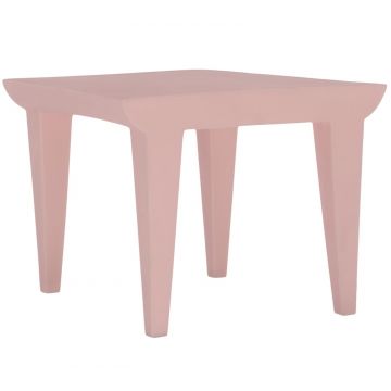 Masuta Kartell Bubble design Philippe Starck 51.5x51.5cm hx41.5cm cipria