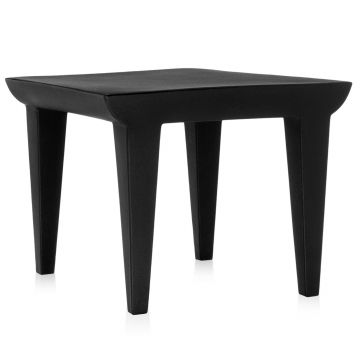 Masuta Kartell Bubble design Philippe Starck 51.5x51.5cm hx41.5cm negru