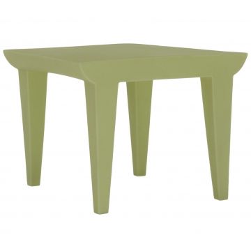 Masuta Kartell Bubble design Philippe Starck 51.5x51.5cm hx41.5cm verde