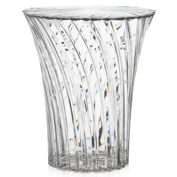 Masuta Kartell Sparkle design Tokujin Yoshioka diametru 38cm transparent