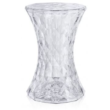 Masuta Kartell Stone design Marcel Wanders 30cm h45cm transparent