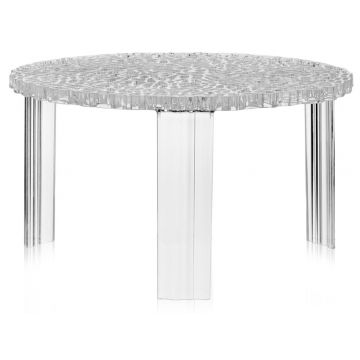 Masuta Kartell T-Table design Patricia Urquiola 50cm h 28cm transparent