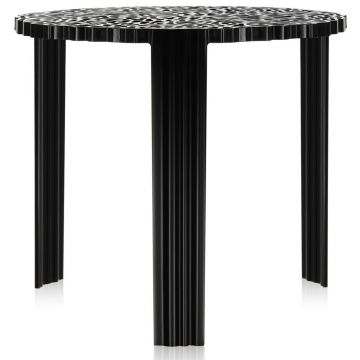 Masuta Kartell T-Table design Patricia Urquiola 50cm h 44cm negru