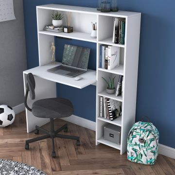 Birou cu biblioteca Erou, 113 x 142 x 40 cm