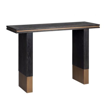 Consola din Lemn masiv de stejar Negru L150xH81.5cm Hunter Richmond Interiors
