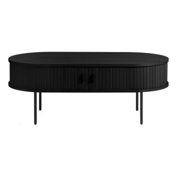 Măsuță de cafea neagră 60x120 cm Nola – Unique Furniture
