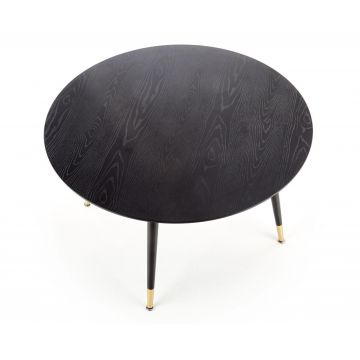 Masa Embos neagra - d120xh75 cm