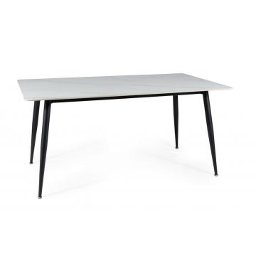 Masa Rion alb/negru L160xl90 cm