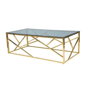 Masuta cafea Escada A gold - L 120 x l 60 x h 40 cm