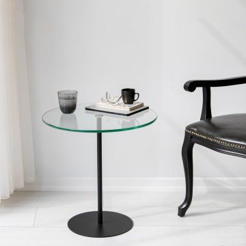 MASUTA DE CAFEA Chill-Out - Black, Negru, 50x50x50 cm