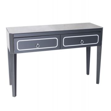 Consola Marina negru/silver – H78 cm