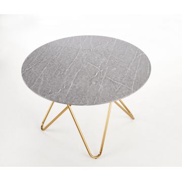 Masa Bonello marmura gri - d120xh76 cm