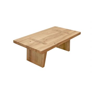 Masa de cafea din lemn de stejar salbatic Pantano Nobil Regular Stejar Bassano, L140xl80xH49 cm