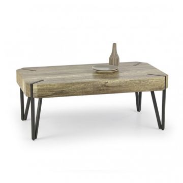 Masa de cafea Emily stejar salbatic - L 110 x l 60 x h 42 cm