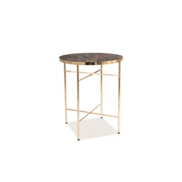 Masa de cafea Ibiza C Gold – Ø42 x h51 cm