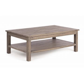 Masa de cafea pentru gradina / terasa, din lemn de mango, Brasilia Natural, L110xl65xH40 cm