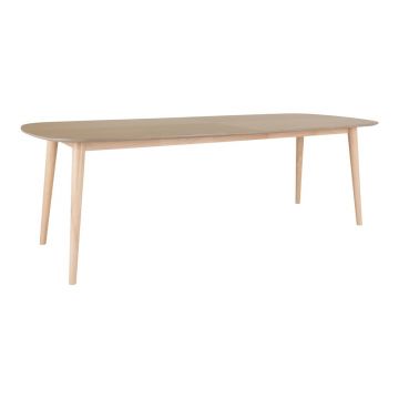 Masă de dining cu aspect de lemn de stejar 100x240 cm Carmona – House Nordic