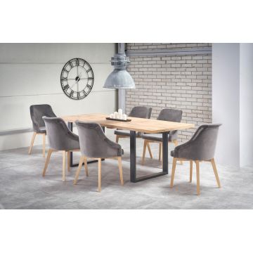 Masa extensibila Venom 160 stejar - L160/210xl90xh74 cm