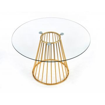 Masa Liverpool sticla - d120xh75 cm