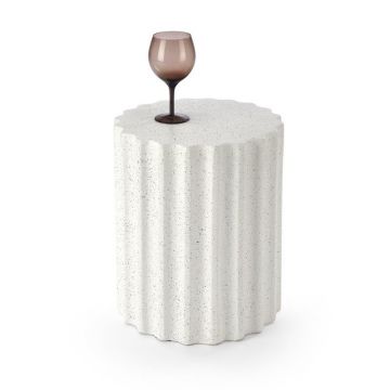 Masuta de cafea Fara alba - H46 cm