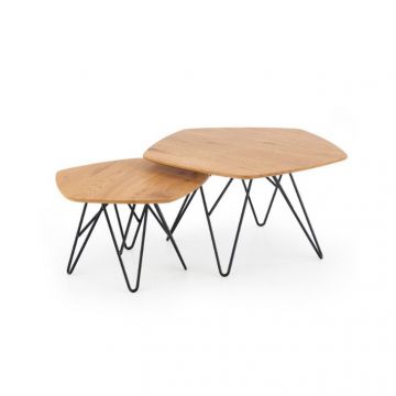 Set 2 mese de cafea Zero - d 36-56 x h 41-75 cm