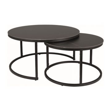 Set mese de cafea Ferrante D - negru + negru