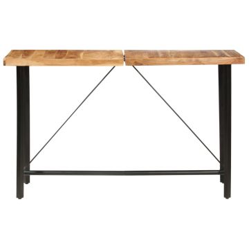 vidaXL Masă de bar, 180 x 70 x 107 cm, lemn masiv de acacia
