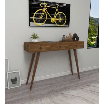 Bufet Rolls - Walnut, Nuc, 30x90x110 cm