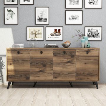 Consola Hower 4 Usi, Nuc, 180 x 80 x 45 cm