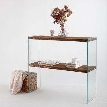 Consola Venedik, Nuc, 30x80x90 cm