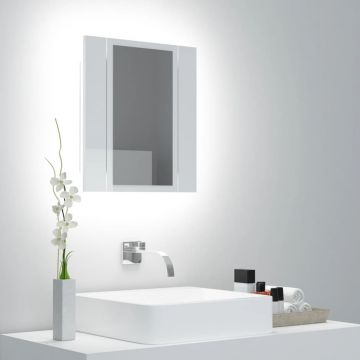Dulap de baie cu oglinda & LED