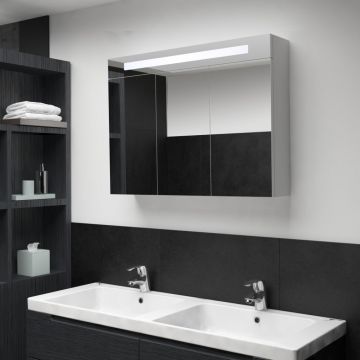 Dulap de baie cu oglinda si LED