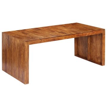 Masa de bucatarie, 180 x 90 x 75 cm, lemn masiv de acacia