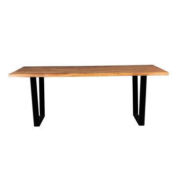 Masă de dining cu blat din lemn de acacia 90x180 cm Aka – Dutchbone