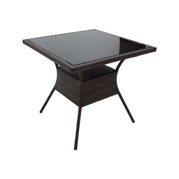 Masa Pakoworld Laura metal negru