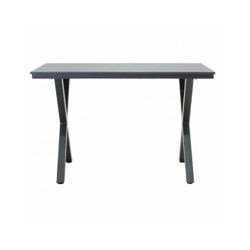 Masa Pakoworld Tiana metal negru
