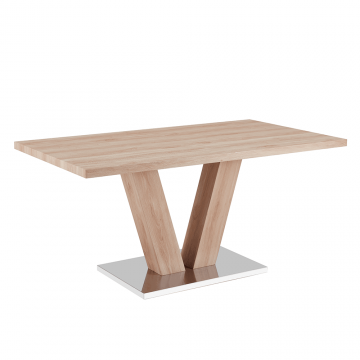 Masa, stejar deschis, 160x90 cm, HESTON