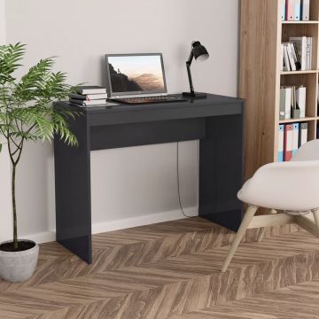 Birou gri lucios 90 x 40 x 72 cm PAL