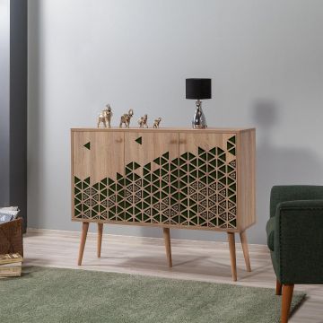 Consolă MEGA-121 Console 1, Stejar Sonoma, 90x60x120 cm