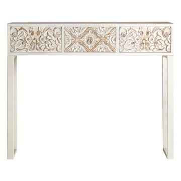 Masă consolă în culoare naturală 35x100 cm Nepal – Burkina Masă consolă în culoare naturală 35x100 cm Nepal – Burkina