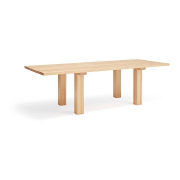 Masă de dining cu blat din lemn de pin 100x260 cm Banda – Teulat