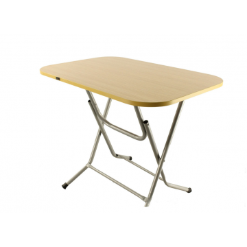 Masa Pliabila, KlaussTech, 60 x 90 cm, Blat Lemn, Cadru Metal, Greutate Redusa, Maro Masa Pliabila, KlaussTech, 60 x 90 cm, Blat Lemn, Cadru Metal, Greutate Redusa, Maro