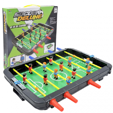 Masuta Foosball Klausstech, 6 Manere, 12 Jucatori, Tabela De Scor, Distractiv, Negru Masuta Foosball Klausstech, 6 Manere, 12 Jucatori, Tabela De Scor, Distractiv, Negru