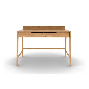 Birou din lemn de stejar 65x120 cm Twig – The Beds