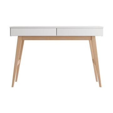 Birou pentru copii cu blat alb 60x120 cm Swing – Pinio