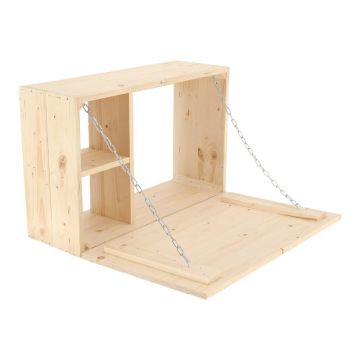 Masă de bar pentru grădină din lemn de pin 56x58 cm Baar – Esschert Design