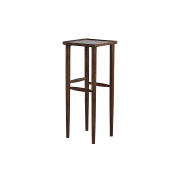 Măsuță auxiliară din lemn masiv de acacia 42x42 cm Qiano – Light & Living