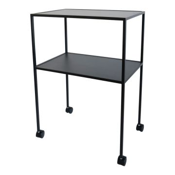 Măsuță de servire cu roți din metal 40x60 cm Trolly – Spinder Design