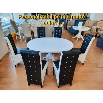 SET DEN 21 MASA EXTENSIBILA + 6 SCAUNE