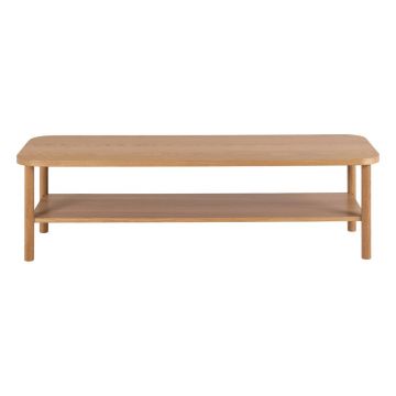 Măsuță de cafea în culoare naturală cu aspect de lemn de stejar 50x150 cm Banbury – Actona